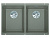 Мойка Blanco SUBLINE 350/350-U SILGRANIT серый беж