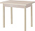 ЭЛЕГИЯ Стол обеденный раскладной ЛДСП ПН (Бесцветный (Лак),Ясень шимо светлый) (1 кор.)