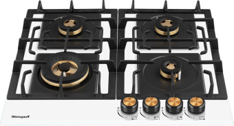 Варочная панель газовая Weissgauff HGG 6445 WH Volcano Burner